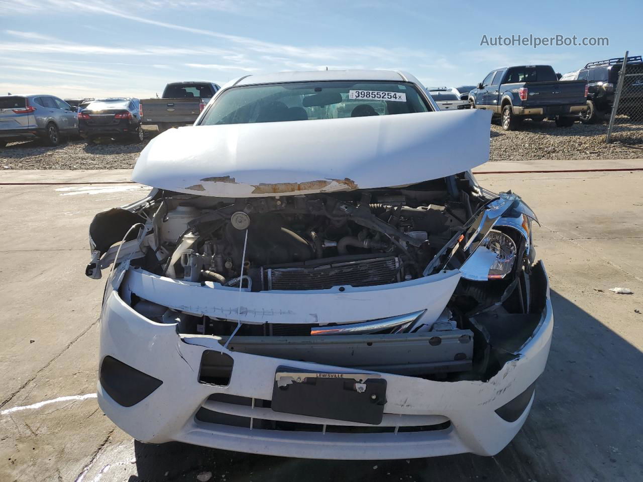 2018 Nissan Versa S White vin: 3N1CN7AP5JL813523