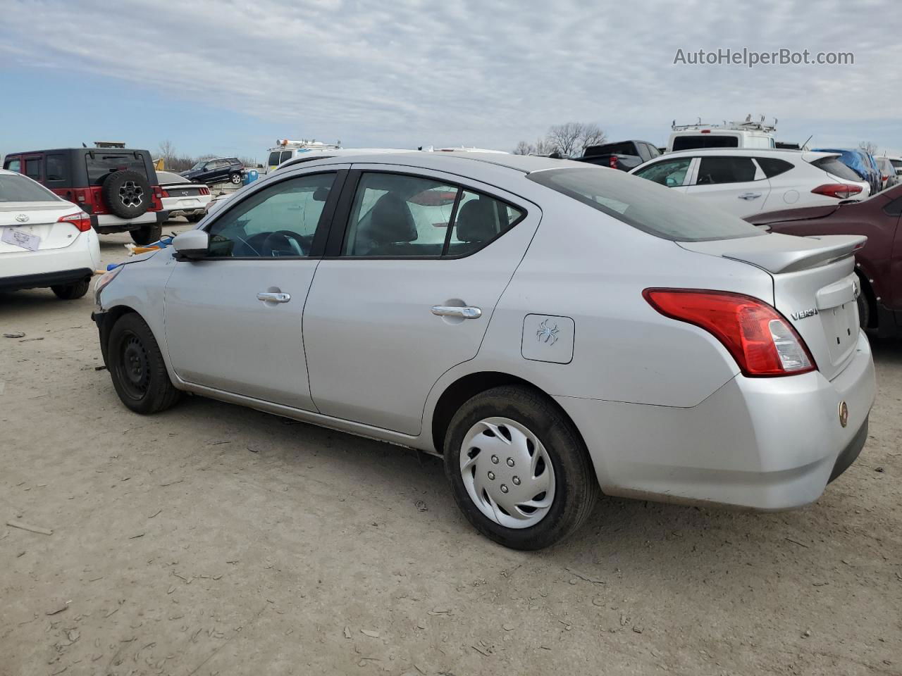 2018 Nissan Versa S Gray vin: 3N1CN7AP5JL836414