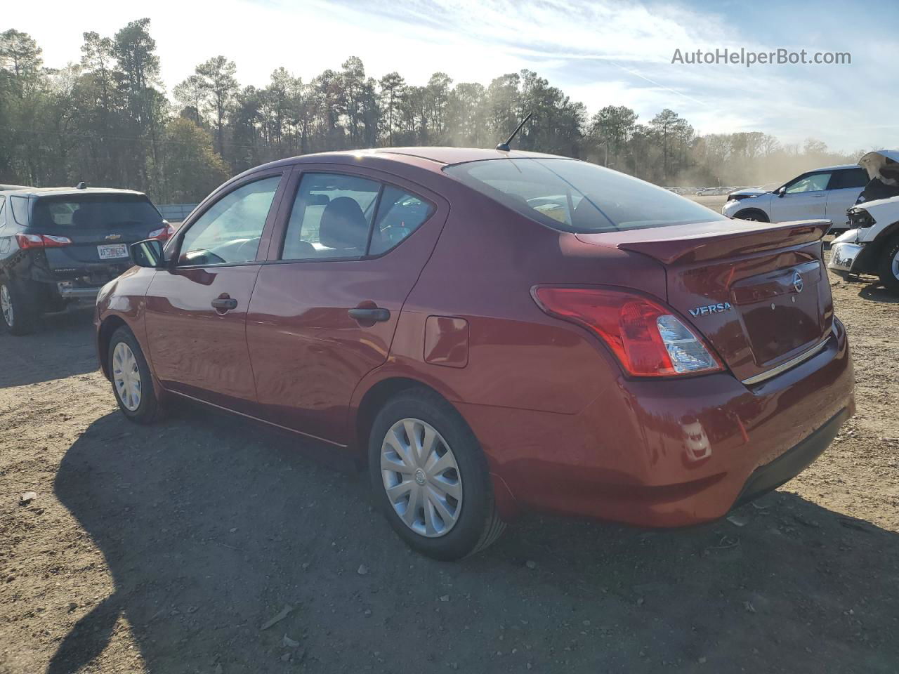 2018 Nissan Versa S Red vin: 3N1CN7AP5JL840267