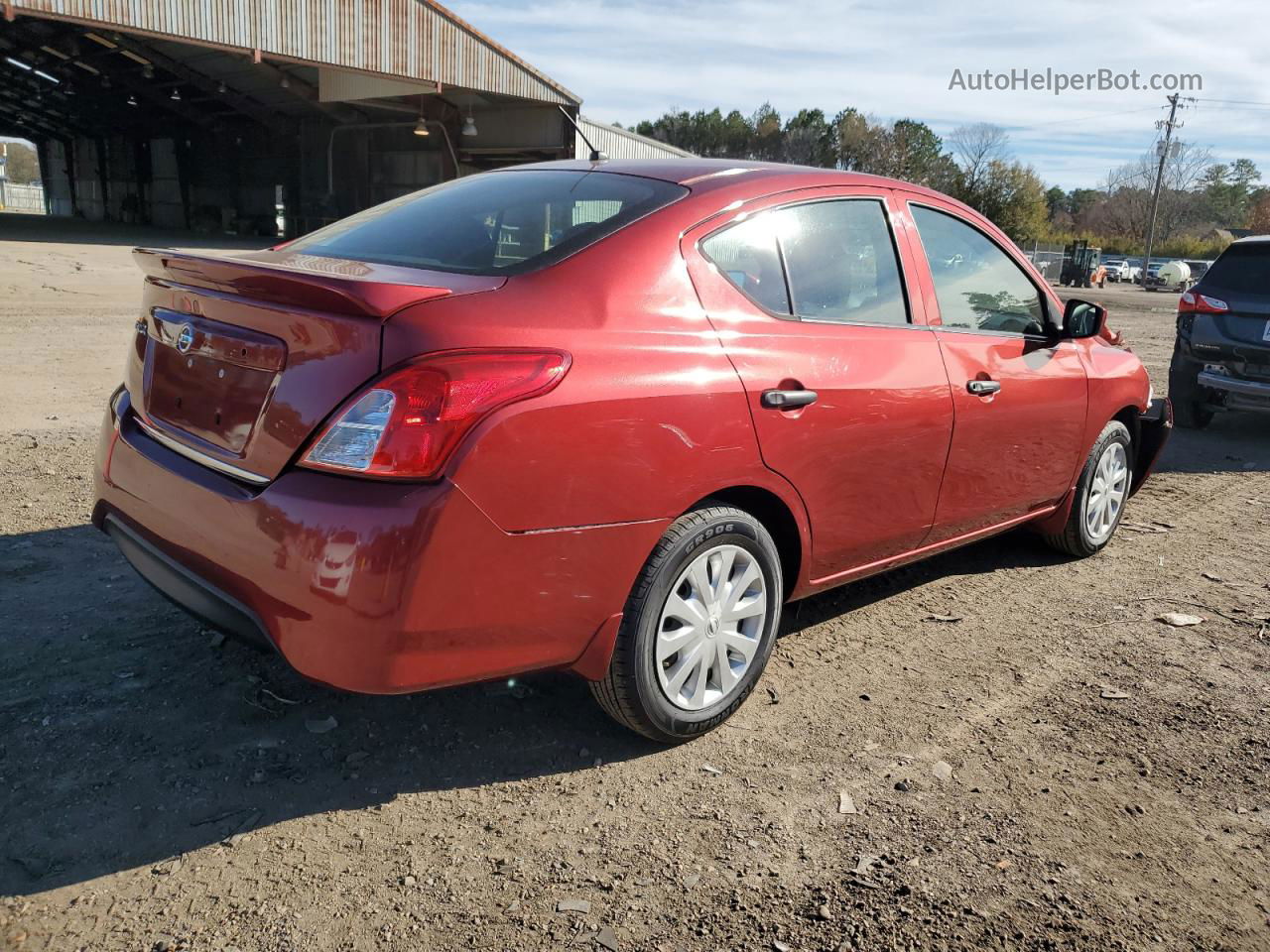 2018 Nissan Versa S Red vin: 3N1CN7AP5JL840267