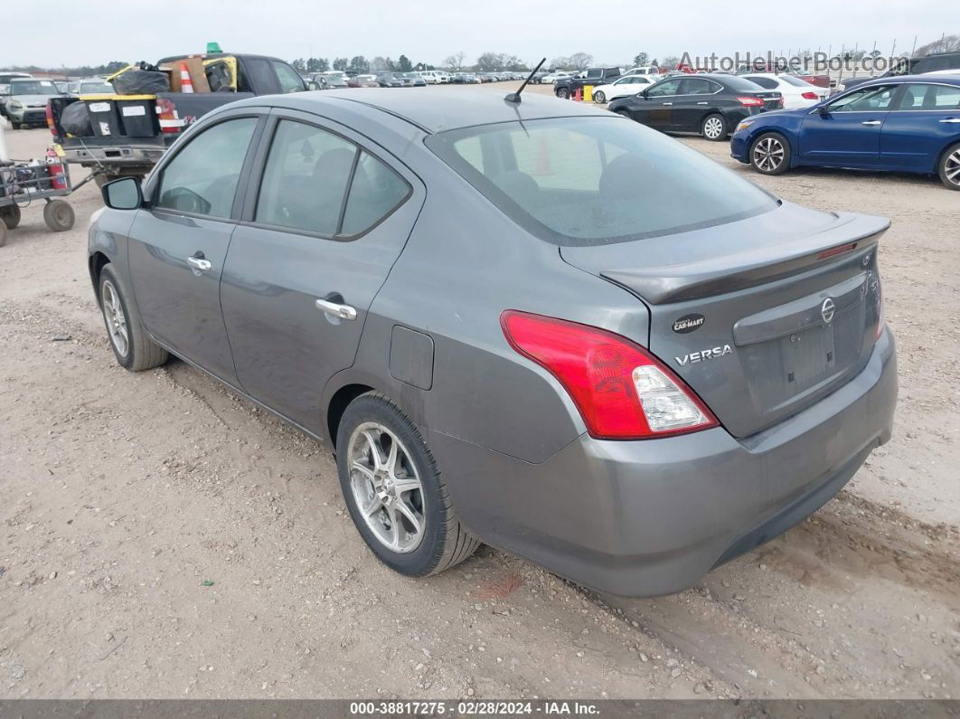 2018 Nissan Versa 1.6 Sv Gray vin: 3N1CN7AP5JL841273