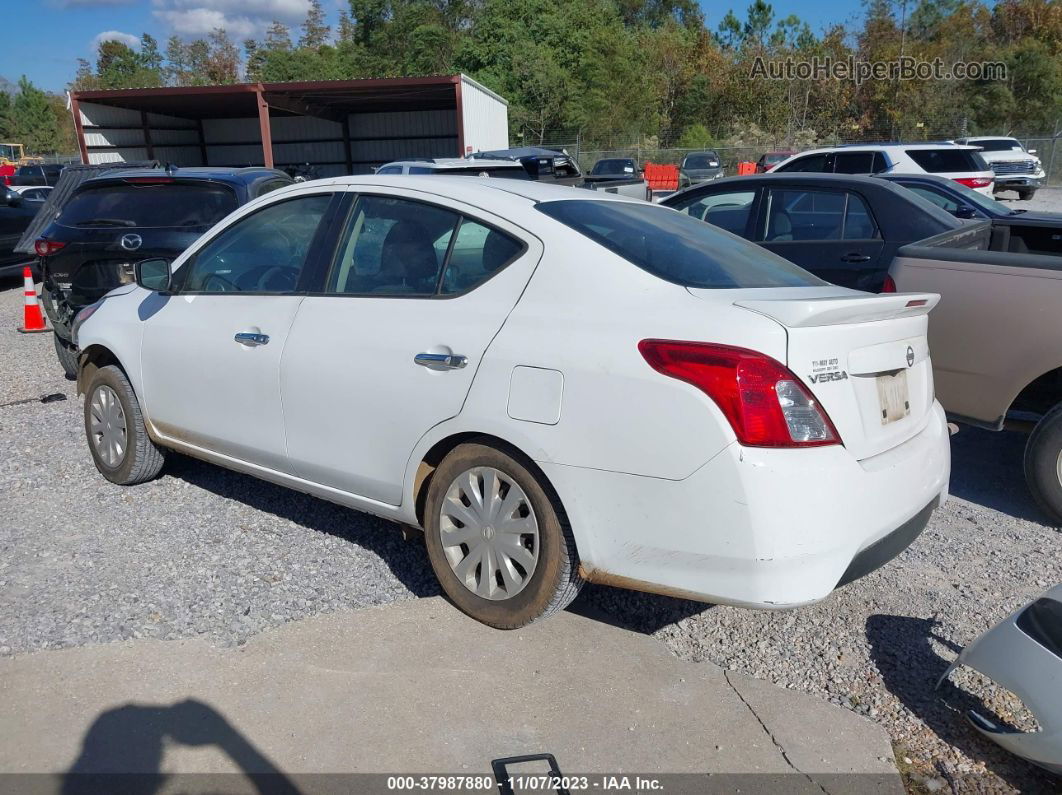 2018 Nissan Versa 1.6 Sv White vin: 3N1CN7AP5JL843220