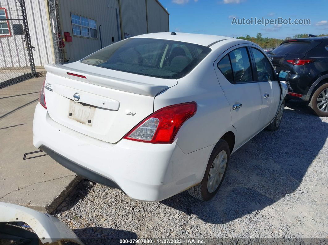 2018 Nissan Versa 1.6 Sv White vin: 3N1CN7AP5JL843220