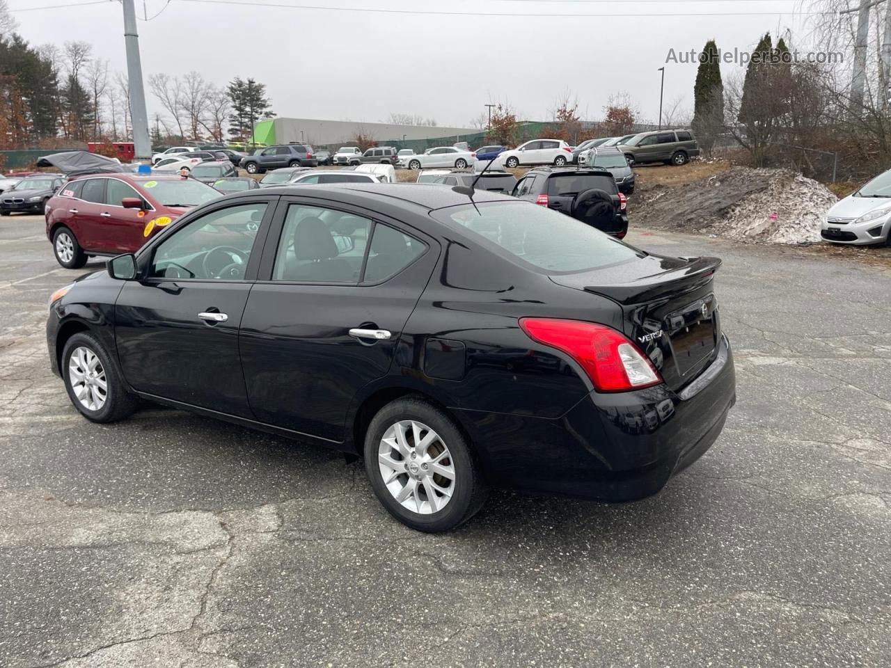 2018 Nissan Versa S Black vin: 3N1CN7AP5JL854427