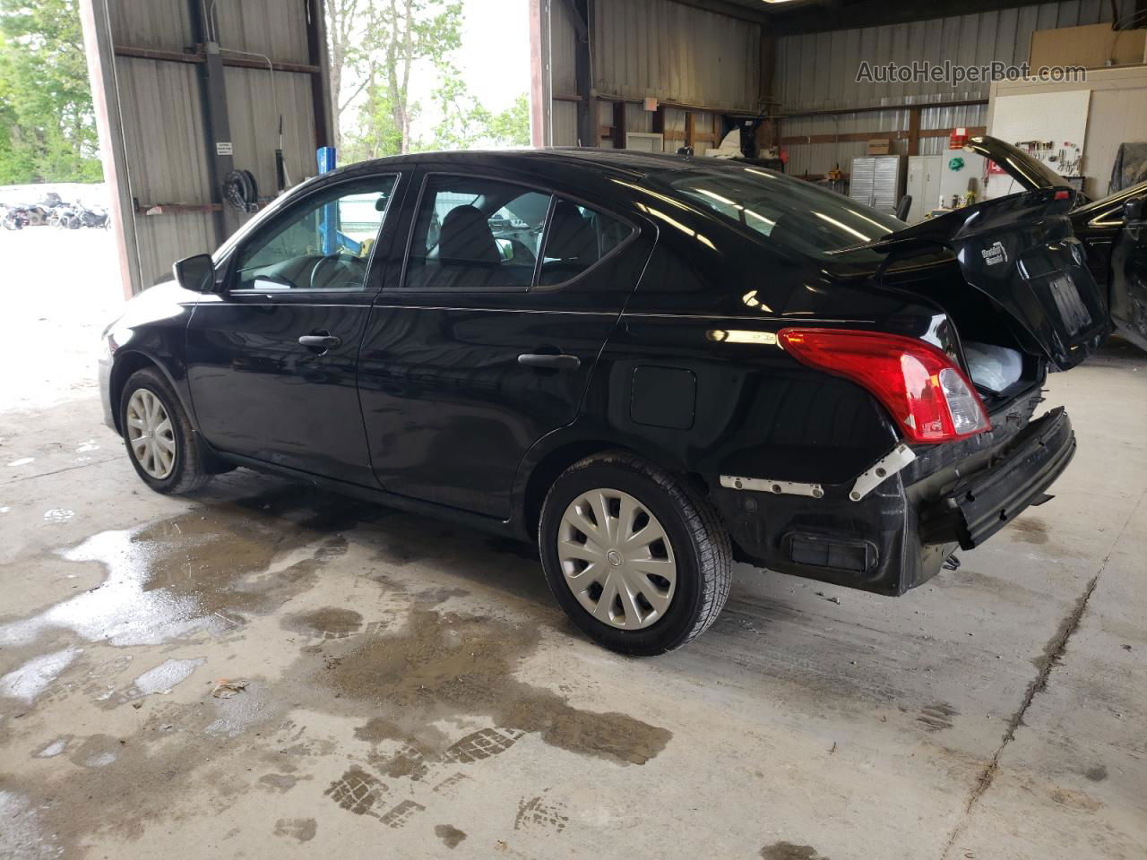 2018 Nissan Versa S Black vin: 3N1CN7AP5JL856677