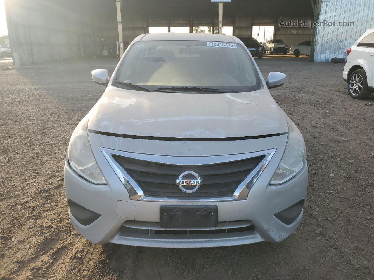 2018 Nissan Versa S Silver vin: 3N1CN7AP5JL864746