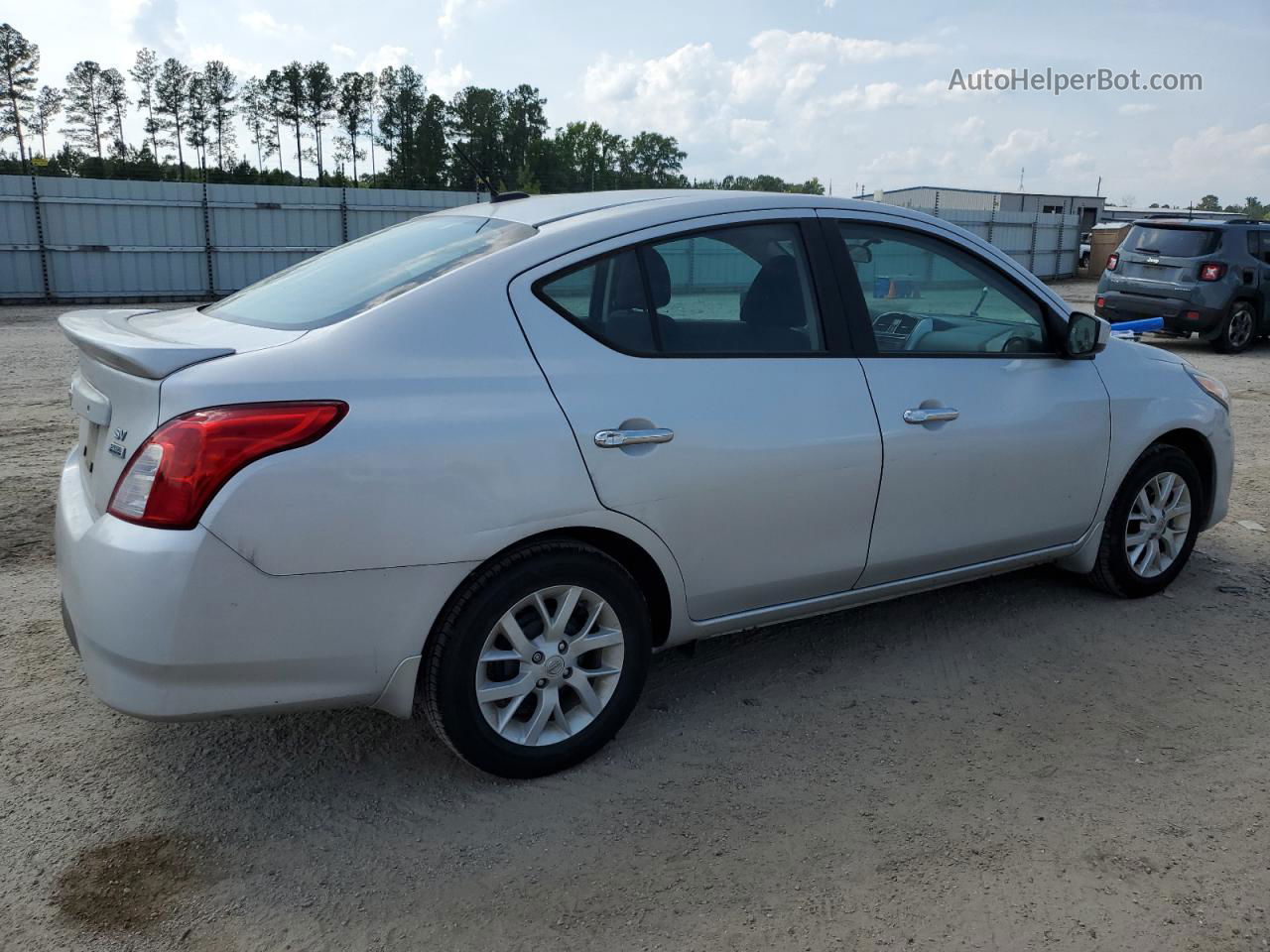 2018 Nissan Versa S Silver vin: 3N1CN7AP5JL868988