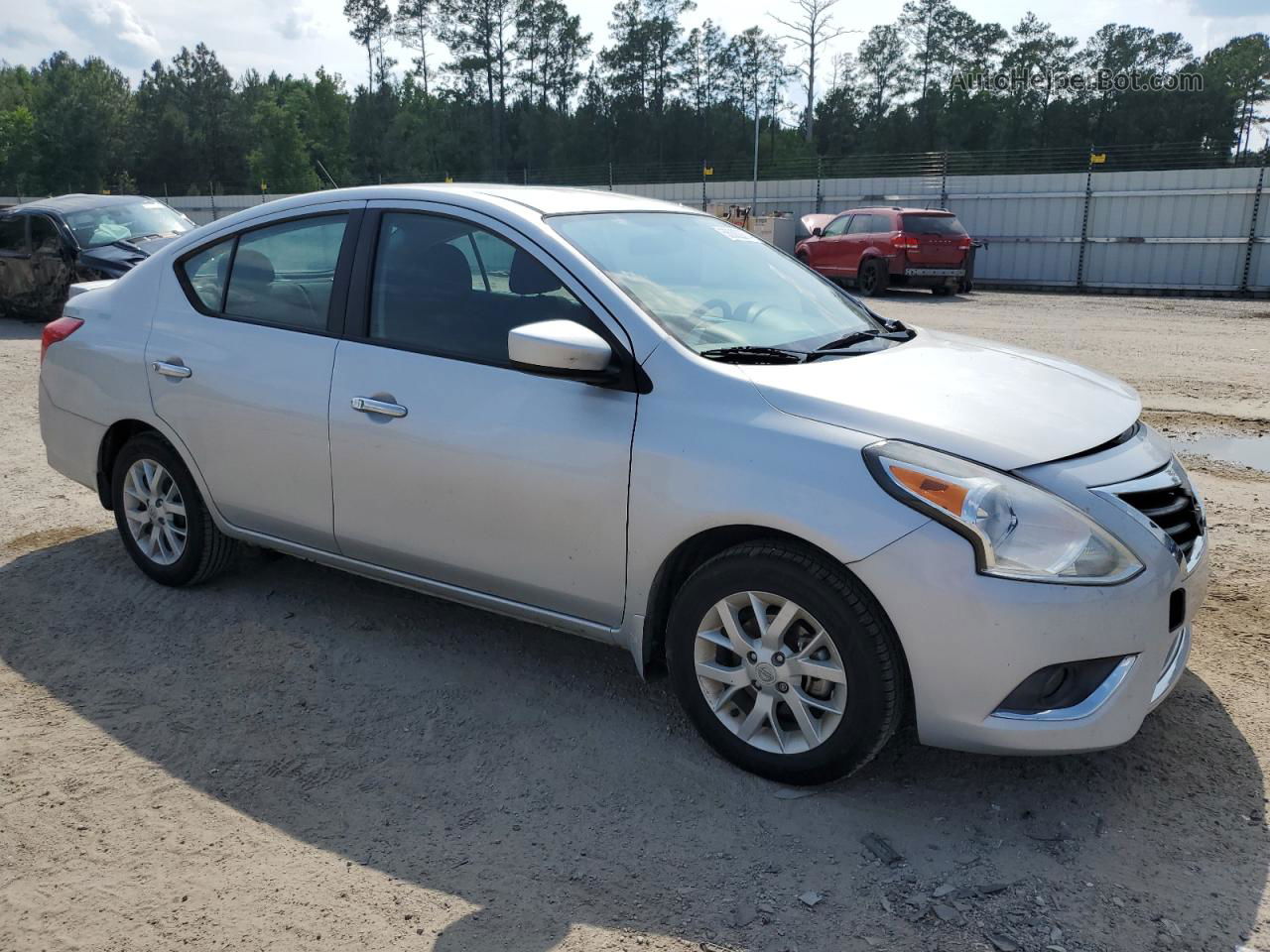 2018 Nissan Versa S Silver vin: 3N1CN7AP5JL868988