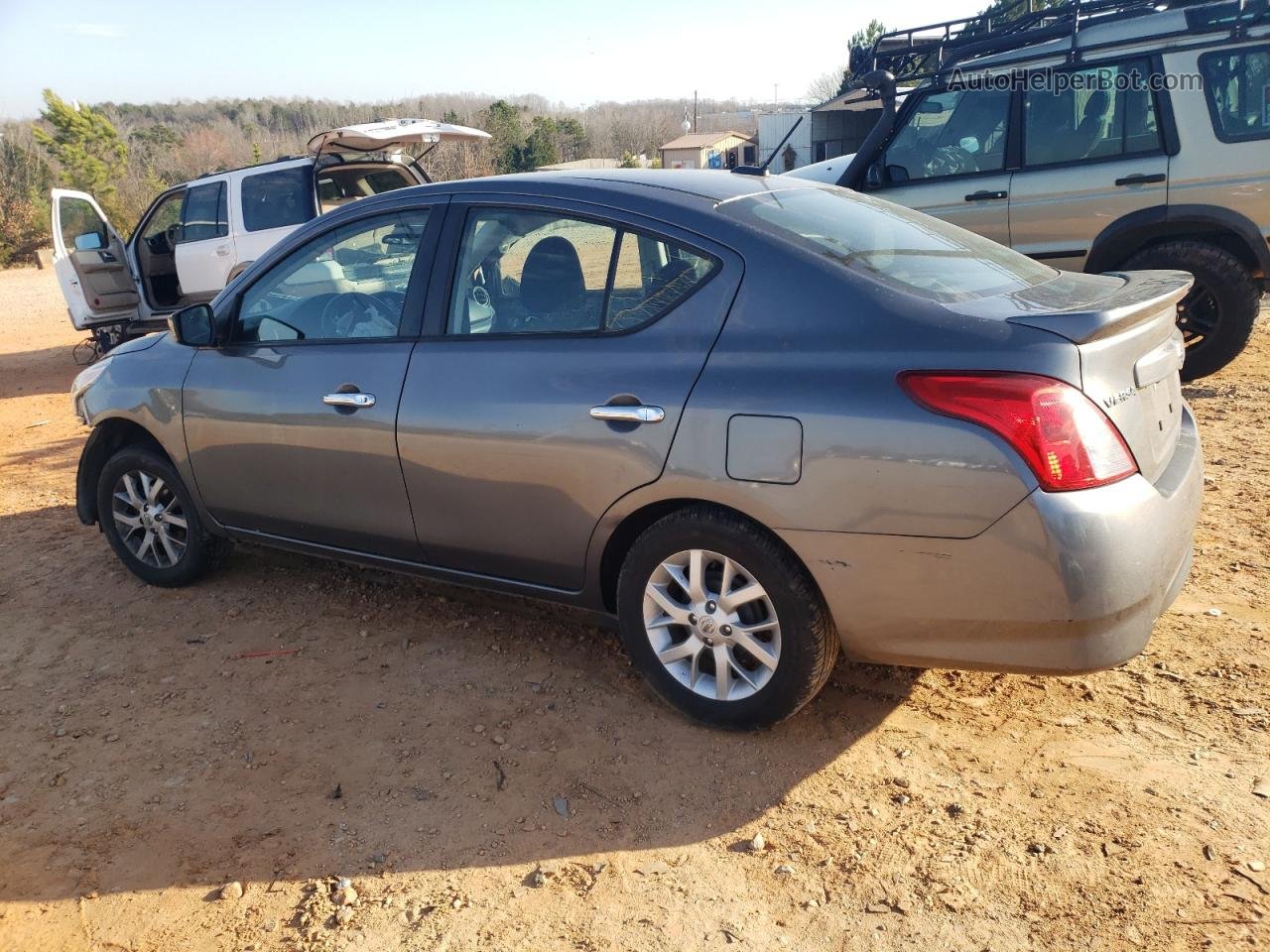 2018 Nissan Versa S Gray vin: 3N1CN7AP5JL871986