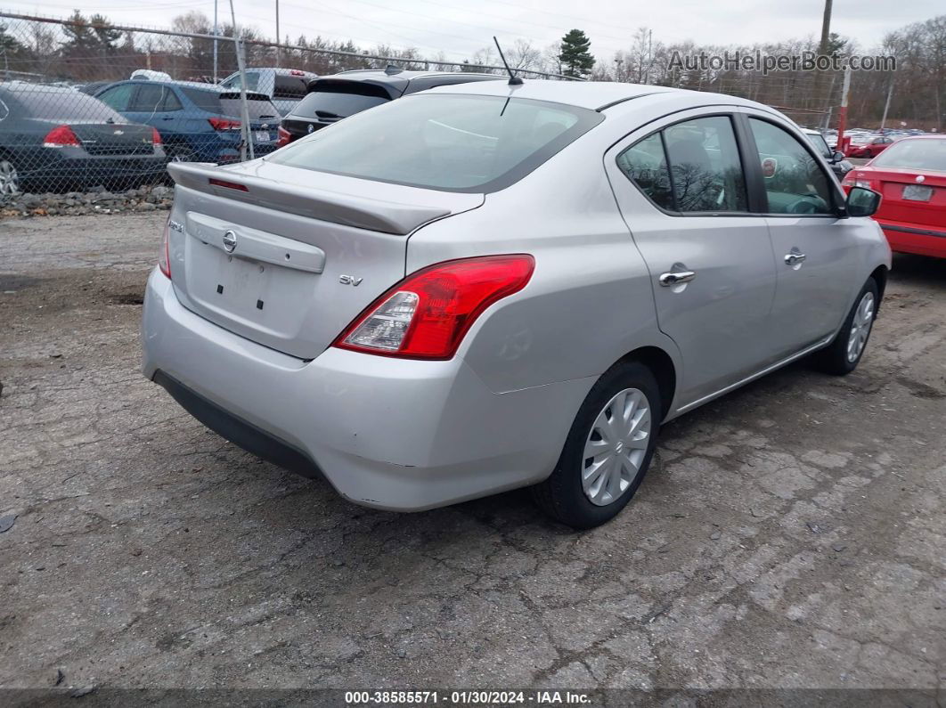 2018 Nissan Versa 1.6 Sv Silver vin: 3N1CN7AP5JL878548