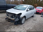 2018 Nissan Versa 1.6 Sv Silver vin: 3N1CN7AP5JL878548