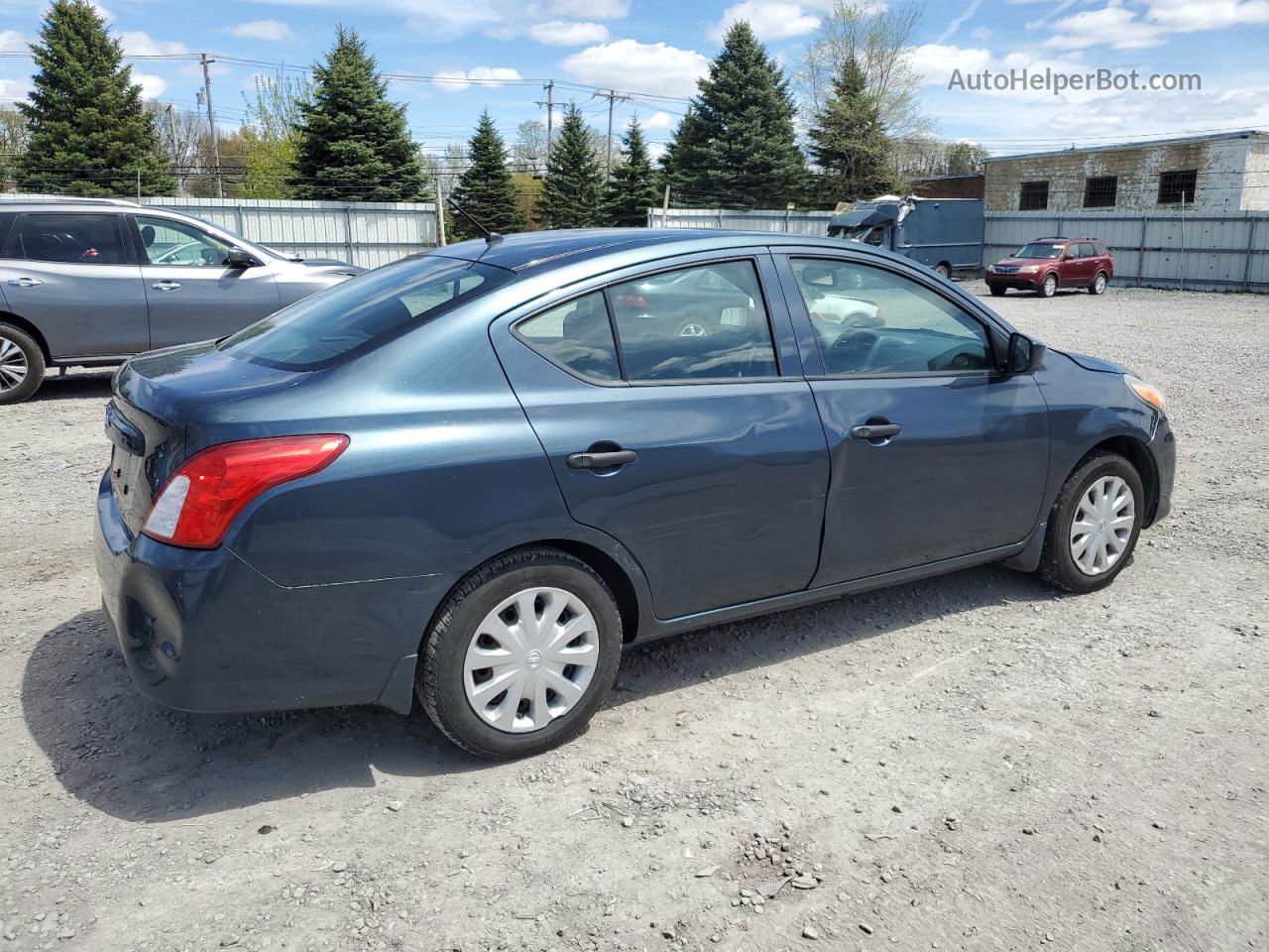 2016 Nissan Versa S Blue vin: 3N1CN7AP6GL881371