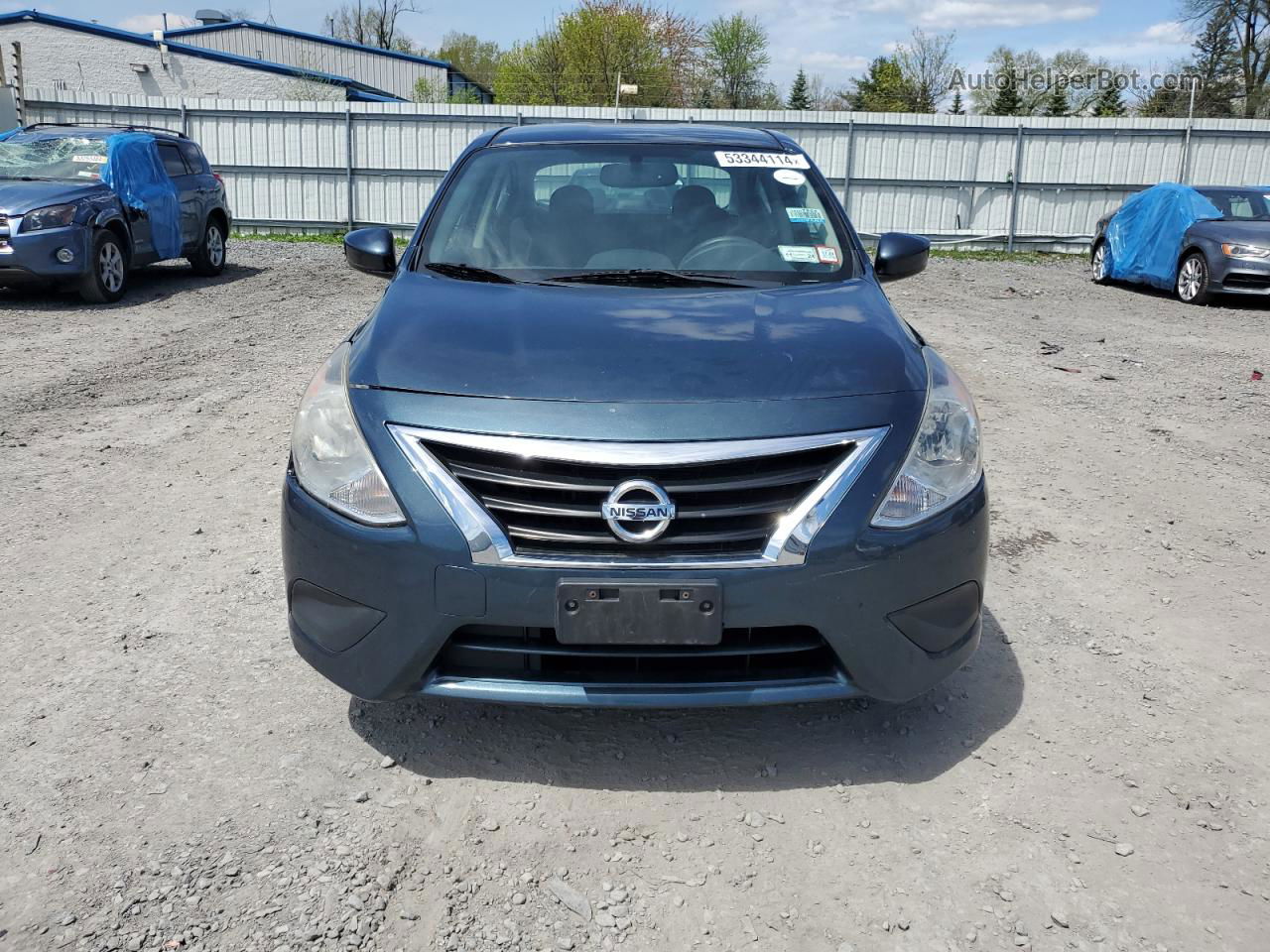 2016 Nissan Versa S Blue vin: 3N1CN7AP6GL881371