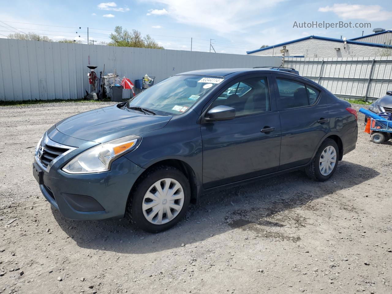 2016 Nissan Versa S Blue vin: 3N1CN7AP6GL881371