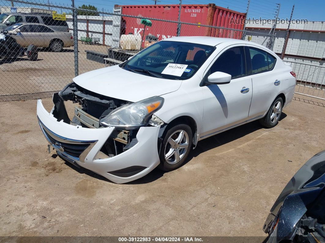 2016 Nissan Versa 1.6 Sv White vin: 3N1CN7AP6GL912294