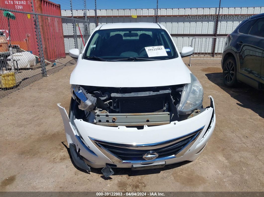 2016 Nissan Versa 1.6 Sv White vin: 3N1CN7AP6GL912294