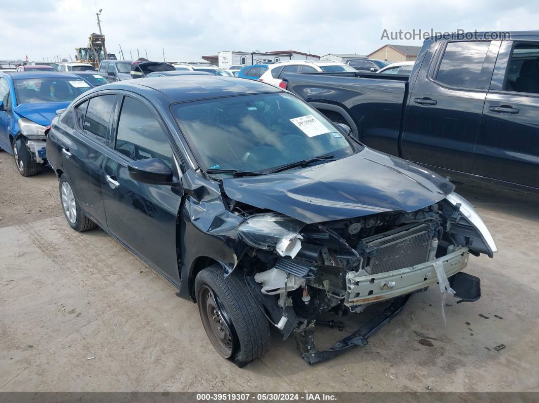 2018 Nissan Versa 1.6 Sv Black vin: 3N1CN7AP6JL805494