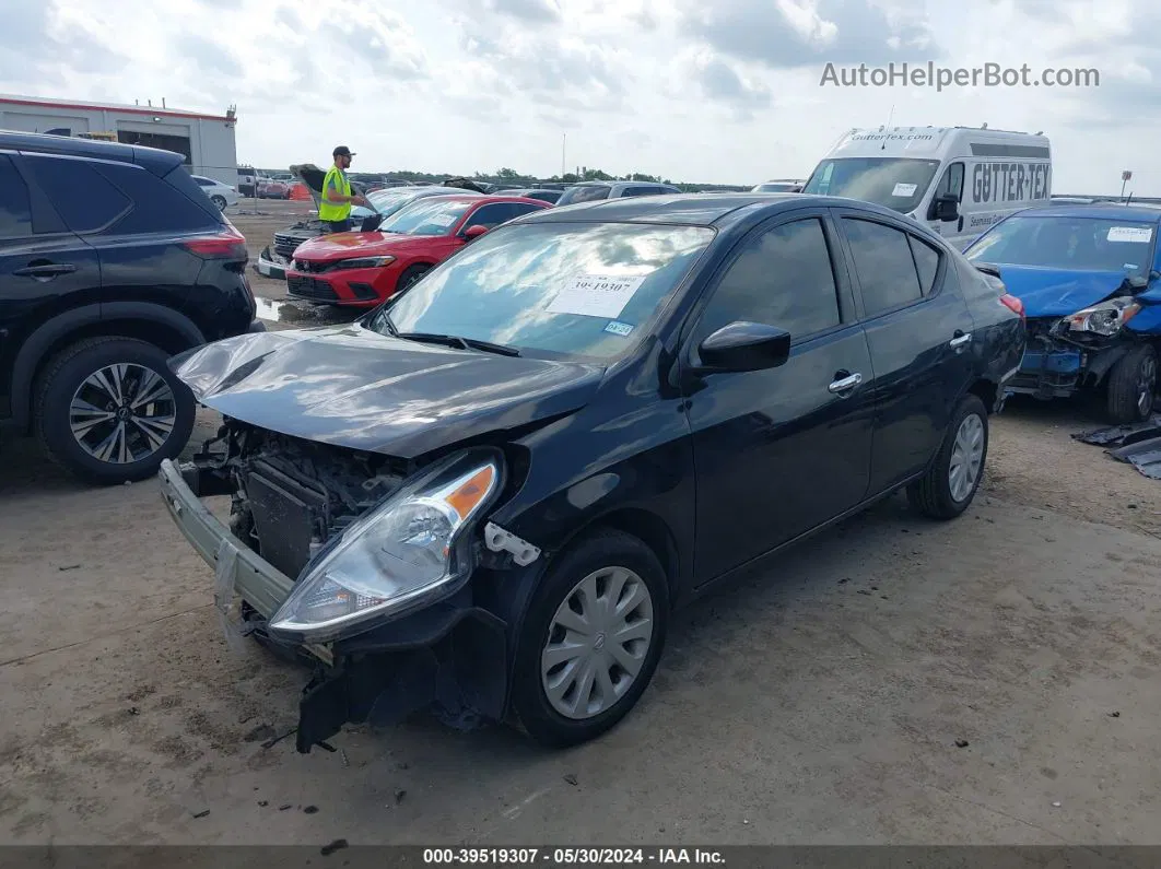 2018 Nissan Versa 1.6 Sv Black vin: 3N1CN7AP6JL805494