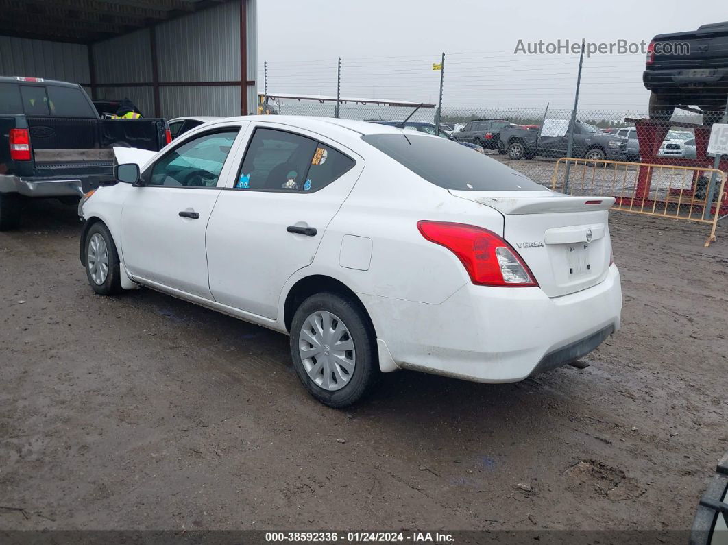 2018 Nissan Versa 1.6 S+ White vin: 3N1CN7AP6JL861242