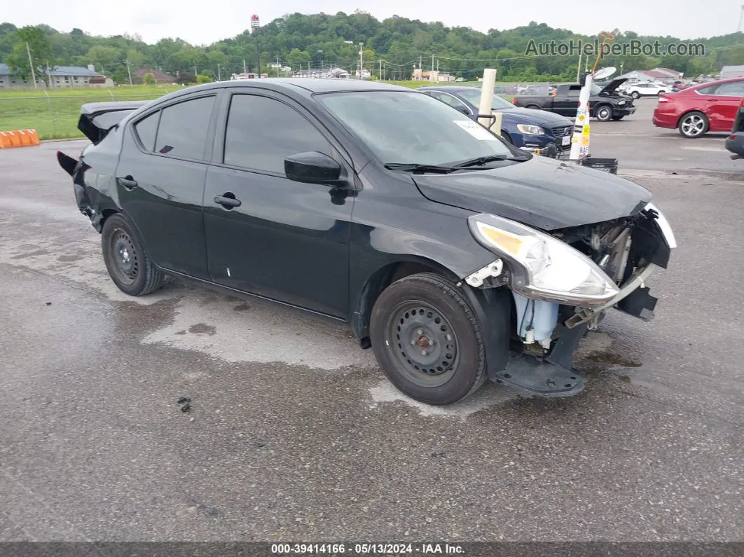 2018 Nissan Versa 1.6 S+ Black vin: 3N1CN7AP7JL827102