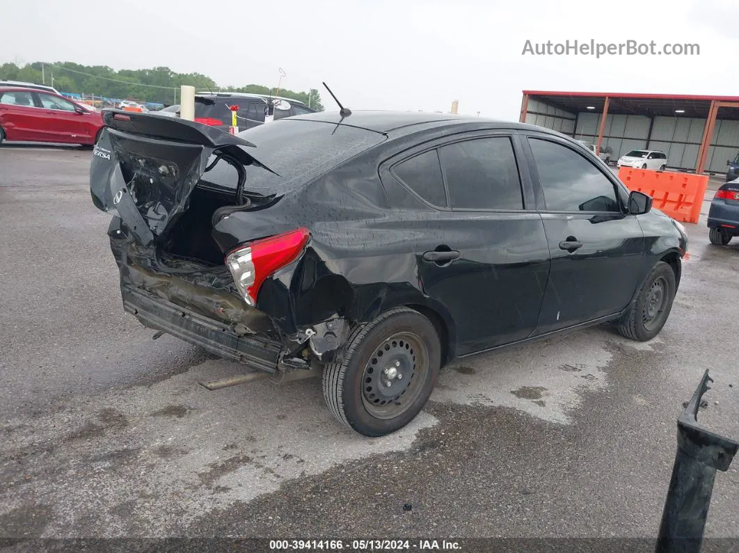 2018 Nissan Versa 1.6 S+ Black vin: 3N1CN7AP7JL827102