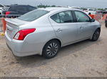 2018 Nissan Versa 1.6 Sv Silver vin: 3N1CN7AP7JL828850