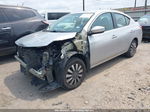 2018 Nissan Versa 1.6 Sv Silver vin: 3N1CN7AP7JL828850