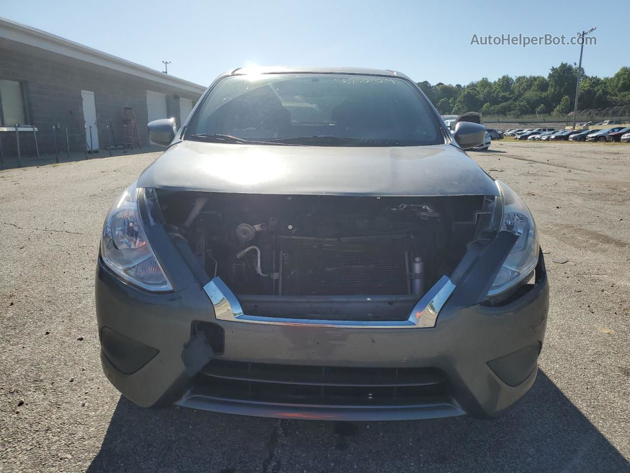 2018 Nissan Versa S Gray vin: 3N1CN7AP7JL831599