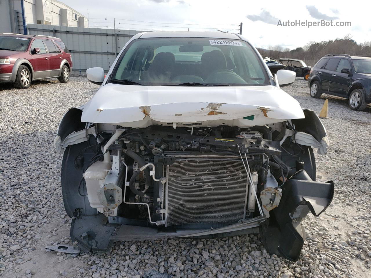 2018 Nissan Versa S White vin: 3N1CN7AP7JL838813