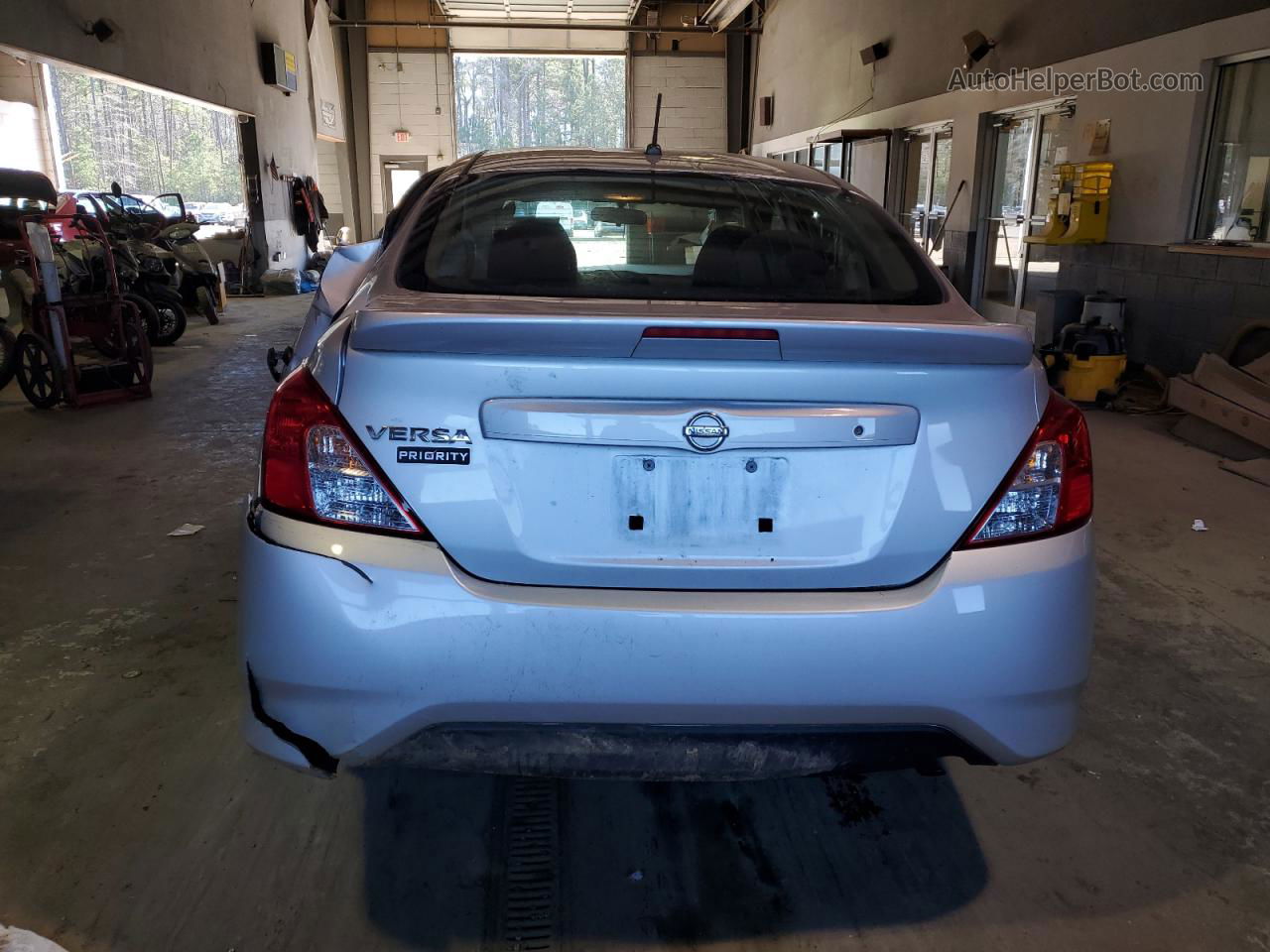 2018 Nissan Versa S Silver vin: 3N1CN7AP7JL855708