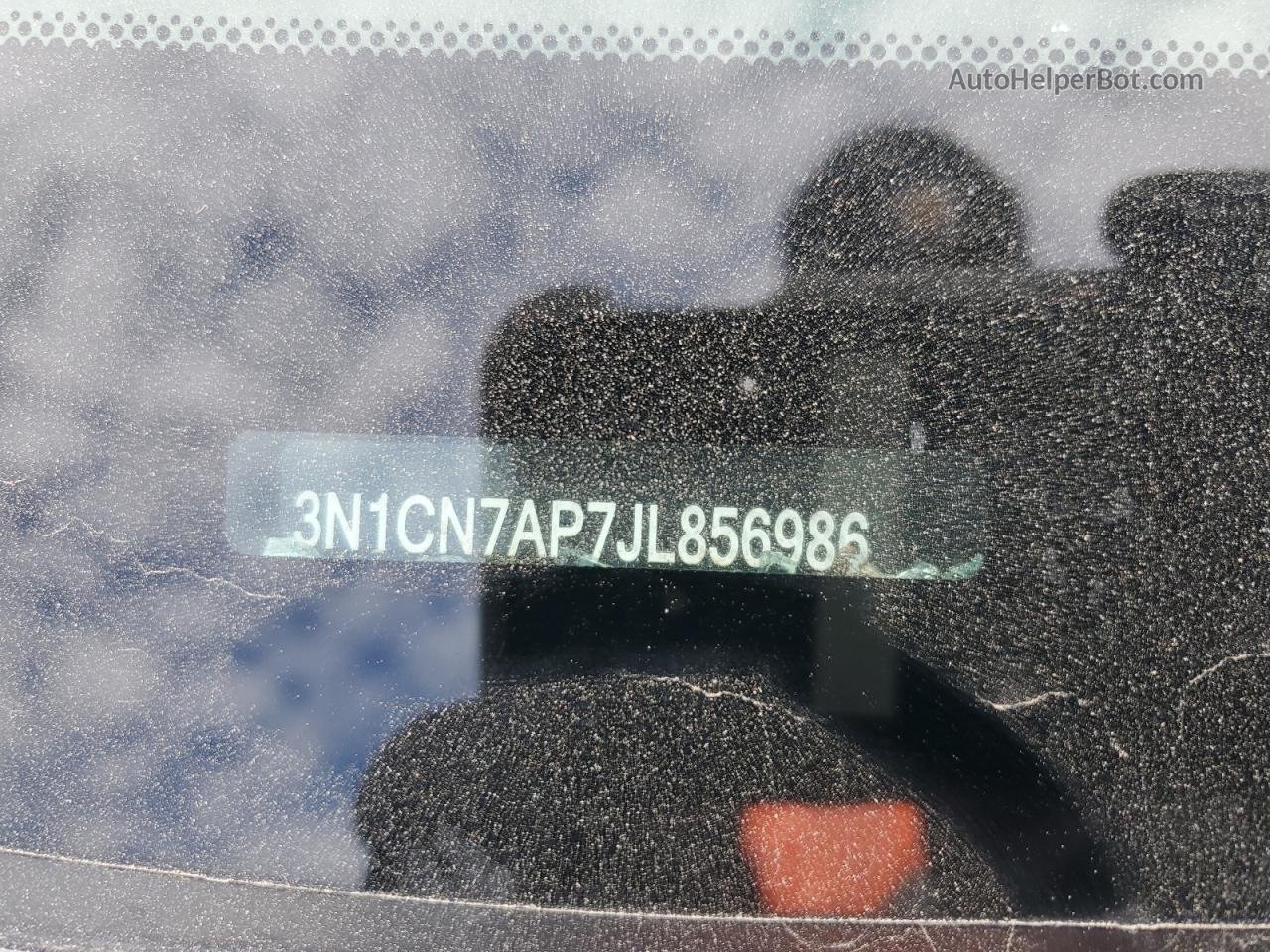 2018 Nissan Versa S Silver vin: 3N1CN7AP7JL856986