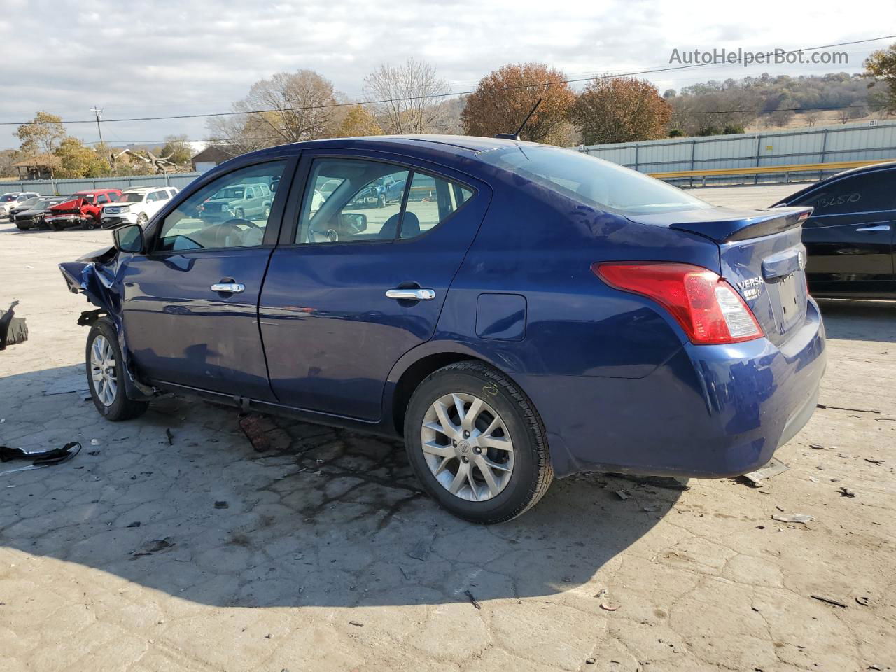 2018 Nissan Versa S Blue vin: 3N1CN7AP7JL867812