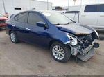 2018 Nissan Versa 1.6 Sv Blue vin: 3N1CN7AP7JL871410