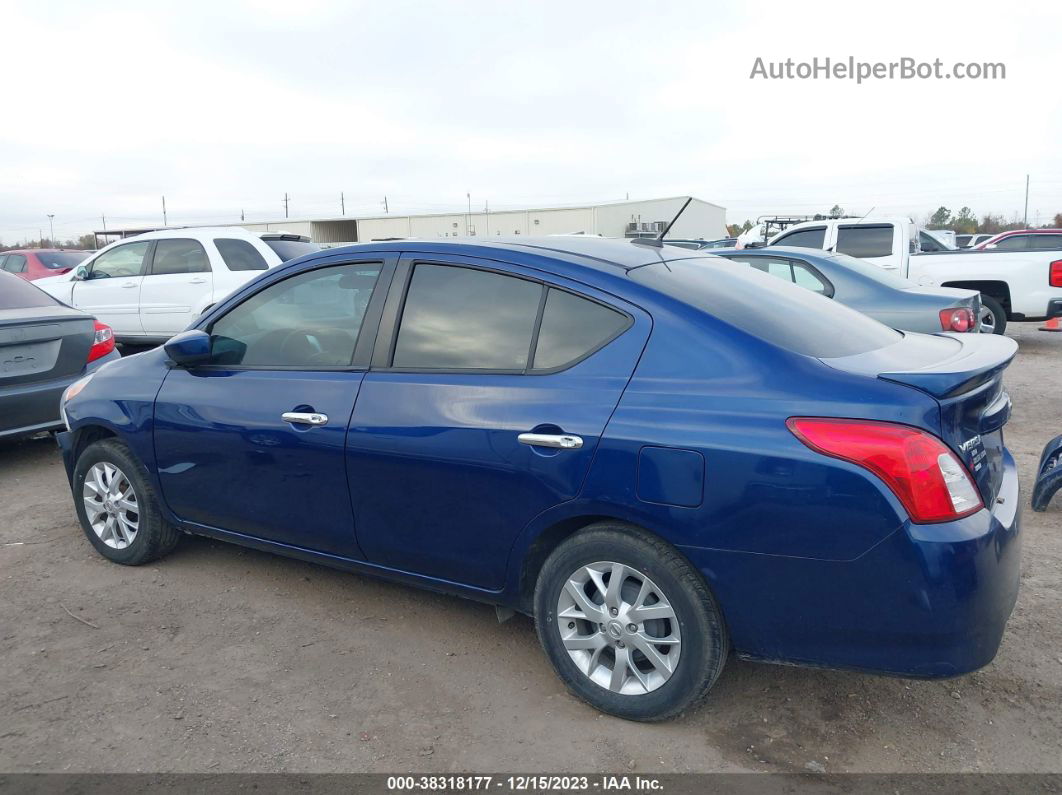 2018 Nissan Versa 1.6 Sv Blue vin: 3N1CN7AP7JL871410