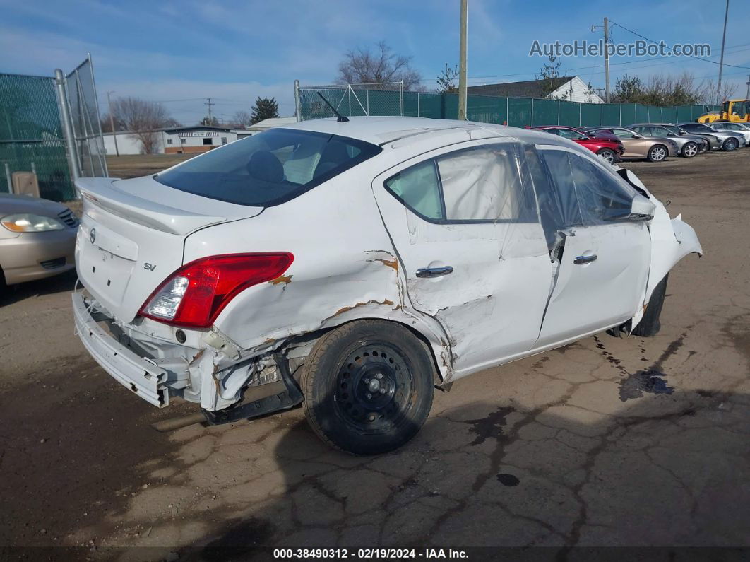 2018 Nissan Versa 1.6 Sv White vin: 3N1CN7AP7JL882729