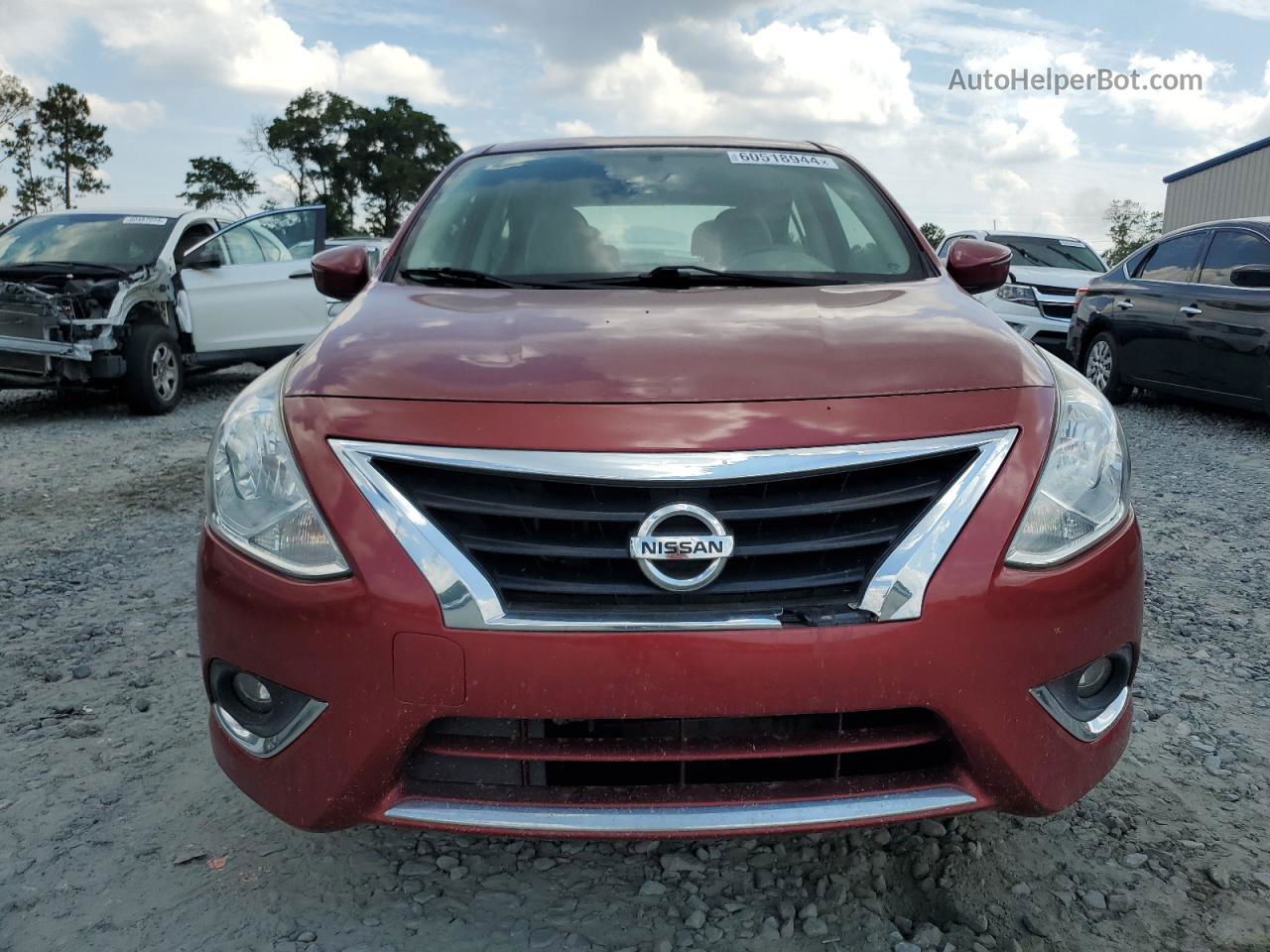 2016 Nissan Versa S Red vin: 3N1CN7AP8GL817641