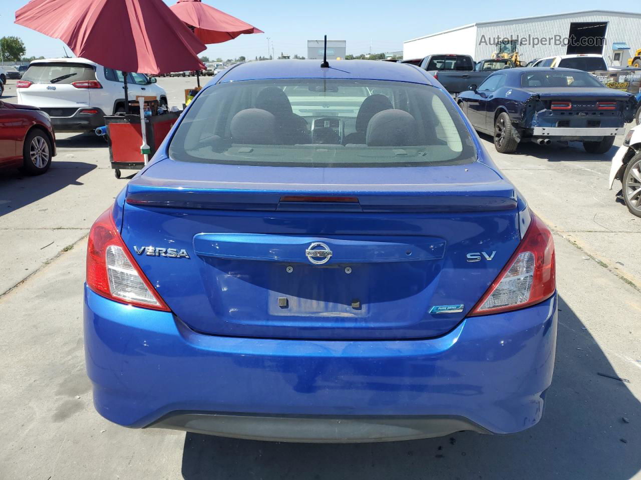 2016 Nissan Versa S Синий vin: 3N1CN7AP8GL876852