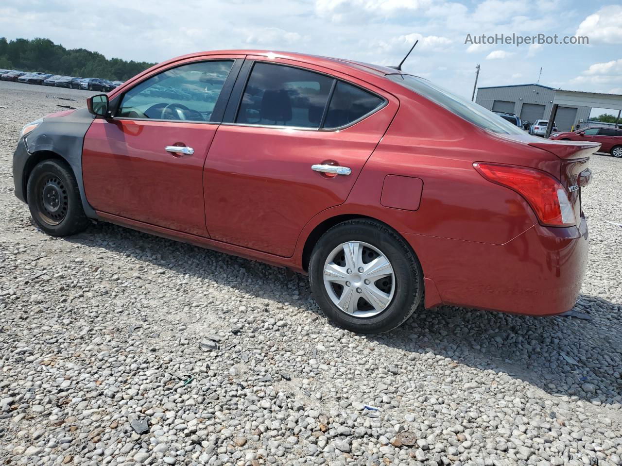 2016 Nissan Versa S Red vin: 3N1CN7AP8GL877693