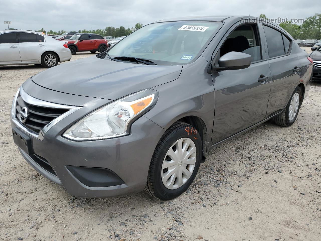 2016 Nissan Versa S Gray vin: 3N1CN7AP8GL889424