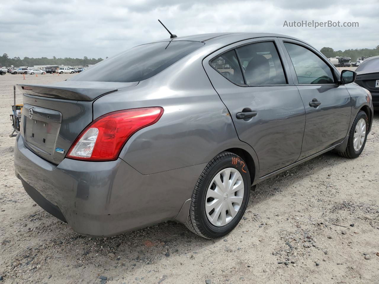 2016 Nissan Versa S Gray vin: 3N1CN7AP8GL889424