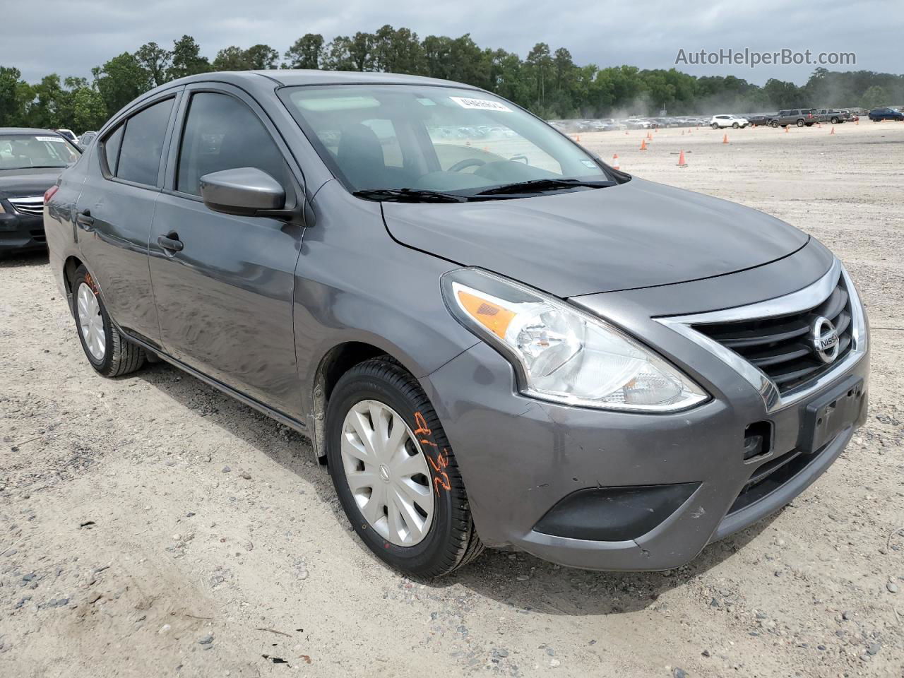 2016 Nissan Versa S Gray vin: 3N1CN7AP8GL889424