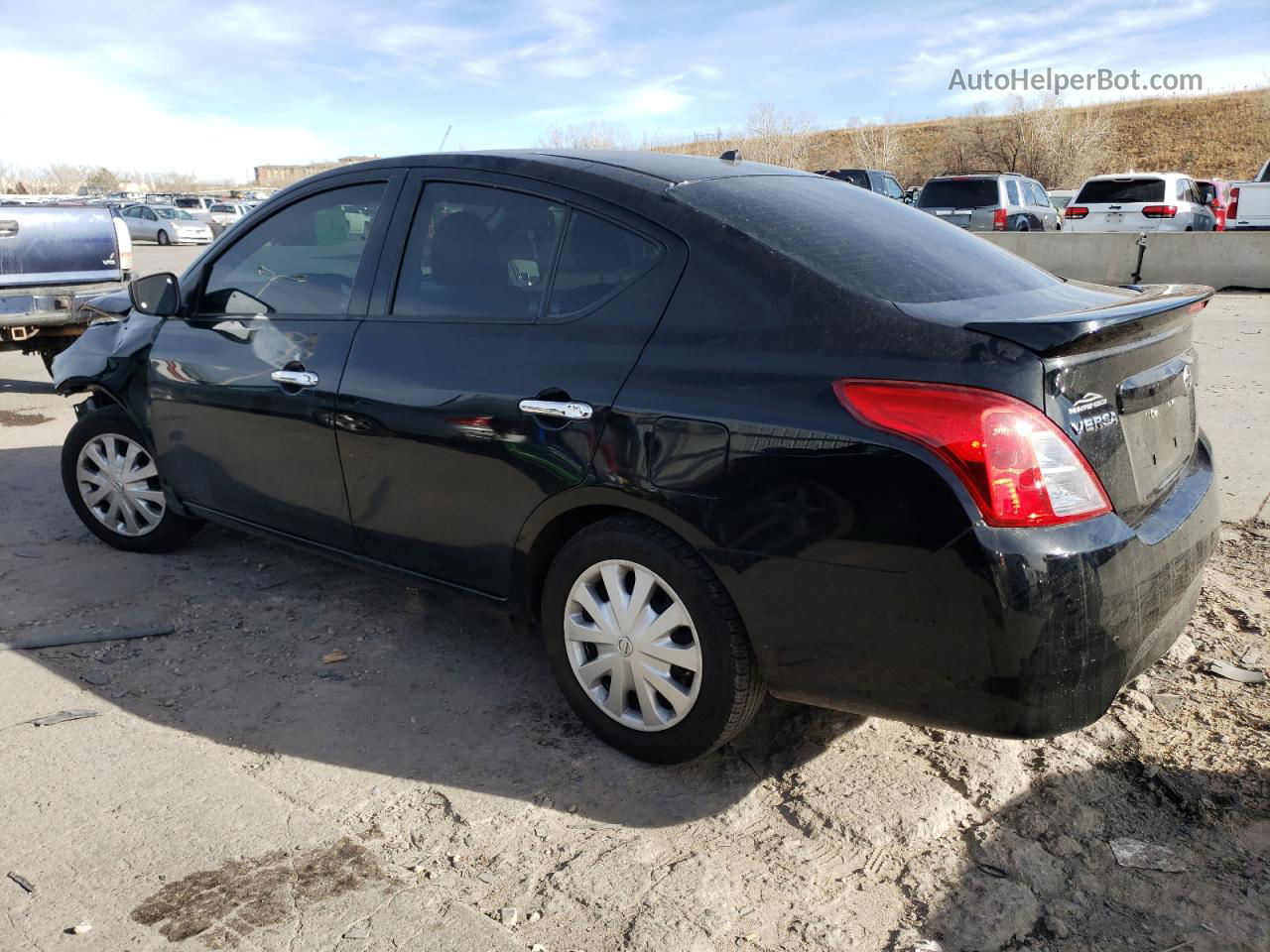 2018 Nissan Versa S Black vin: 3N1CN7AP8JL809966