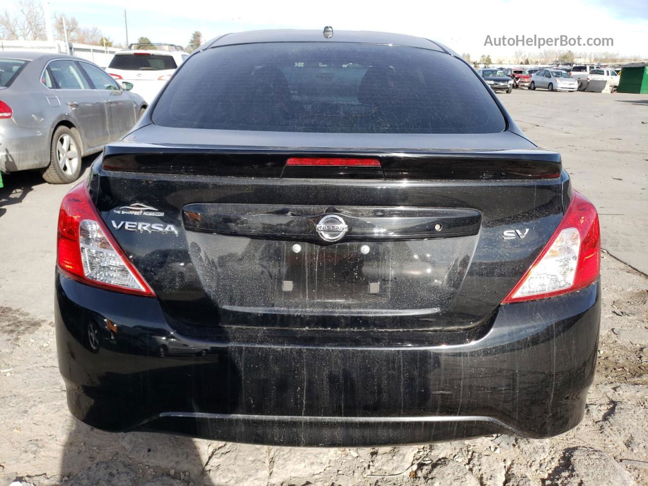 2018 Nissan Versa S Black vin: 3N1CN7AP8JL809966