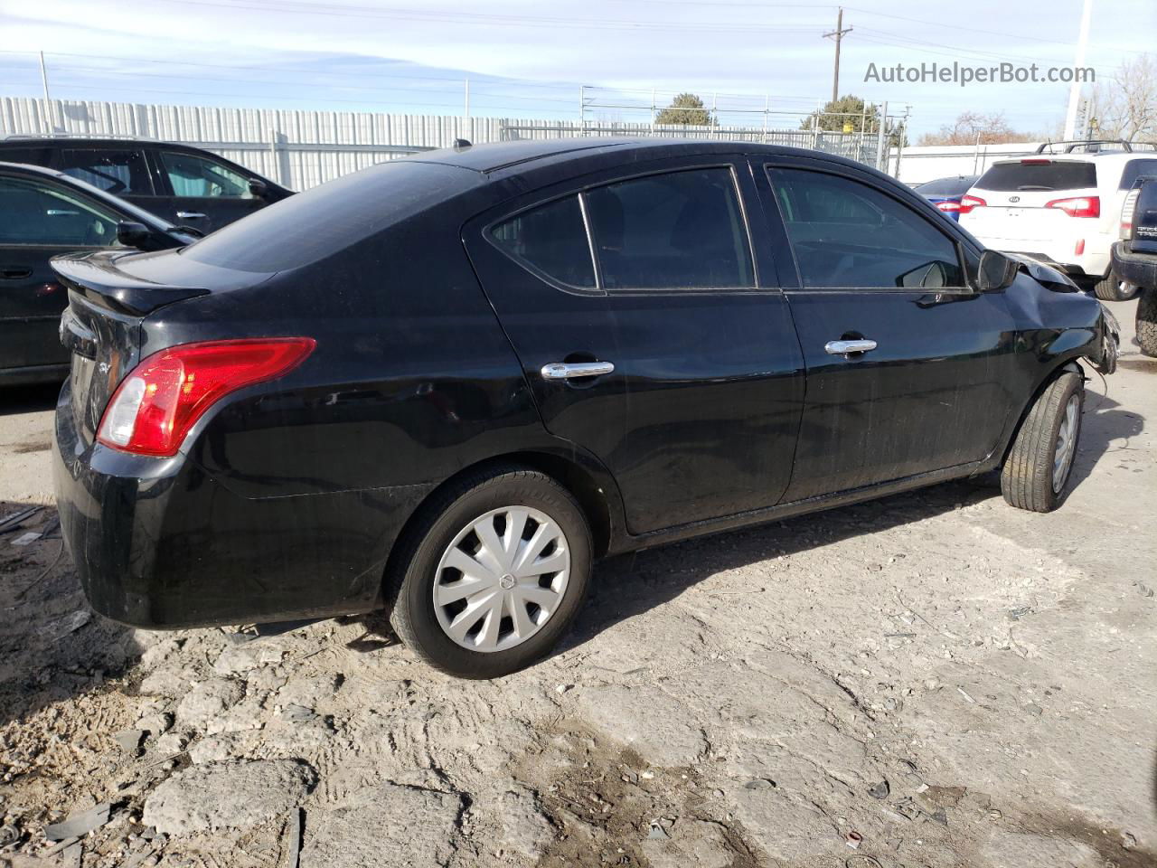 2018 Nissan Versa S Black vin: 3N1CN7AP8JL809966