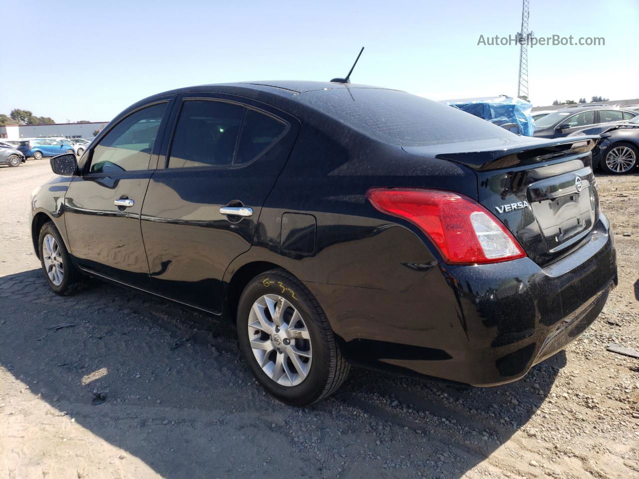 2018 Nissan Versa S Black vin: 3N1CN7AP8JL839503