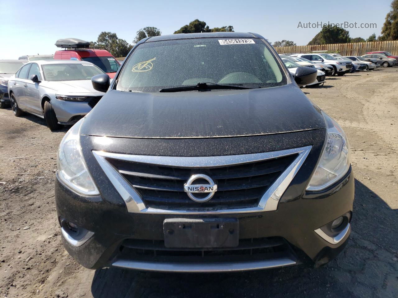 2018 Nissan Versa S Черный vin: 3N1CN7AP8JL839503