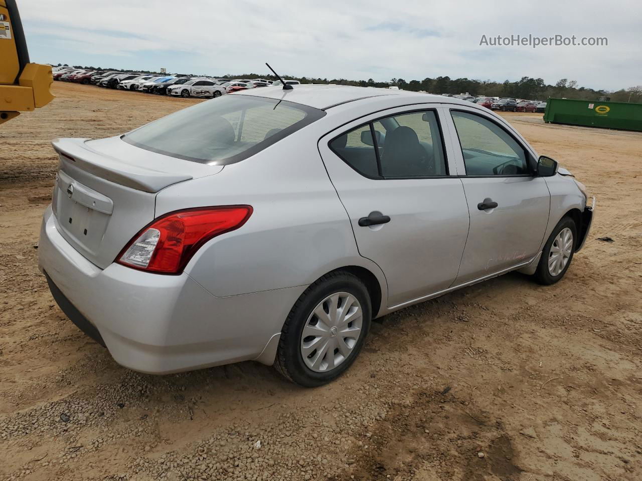 2018 Nissan Versa S Silver vin: 3N1CN7AP8JL856057