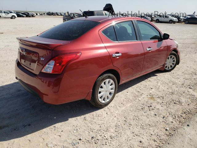 2018 Nissan Versa S Maroon vin: 3N1CN7AP8JL882920