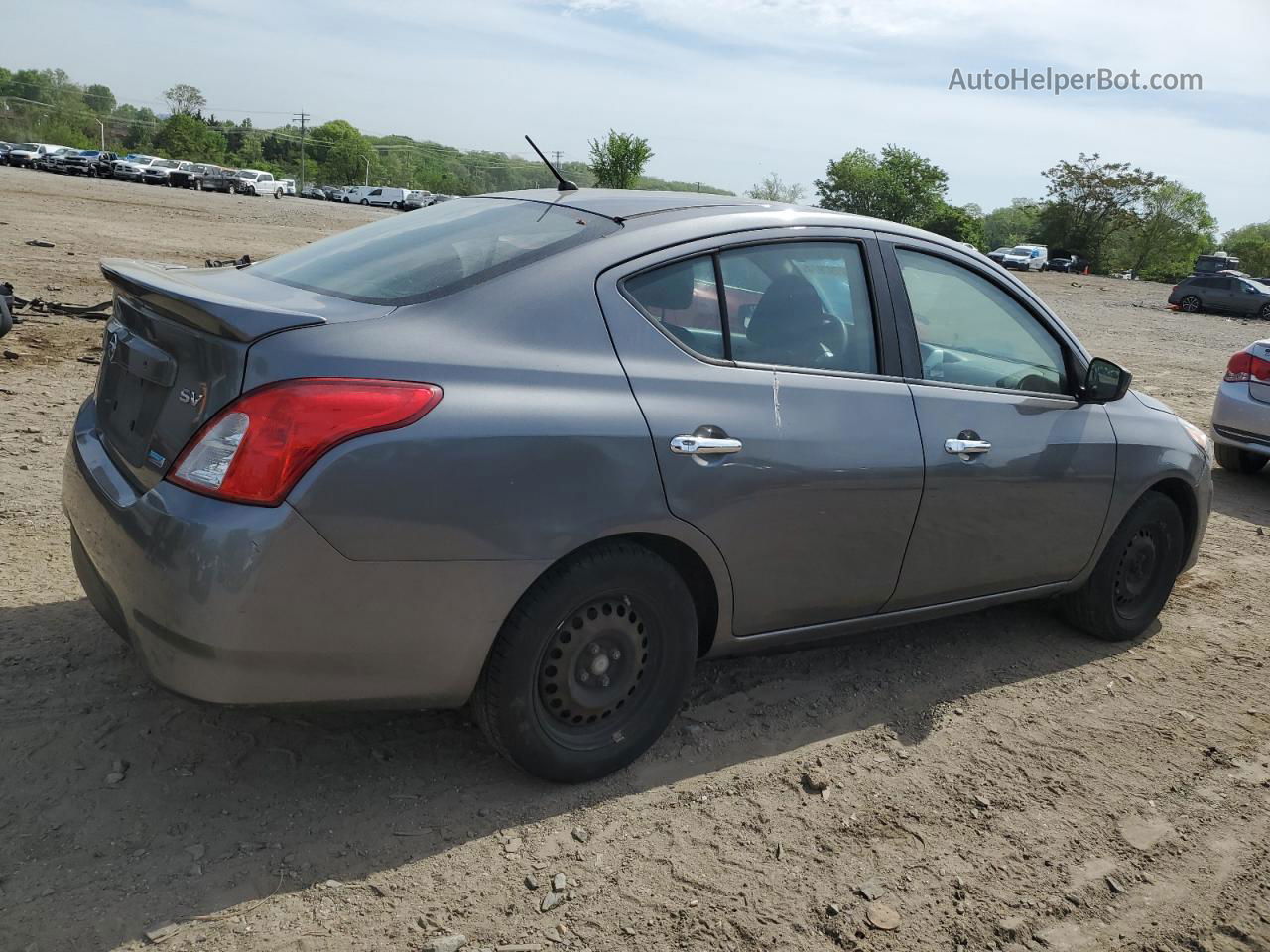 2016 Nissan Versa S Gray vin: 3N1CN7AP9GL837218