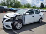 2016 Nissan Versa S White vin: 3N1CN7AP9GL837767